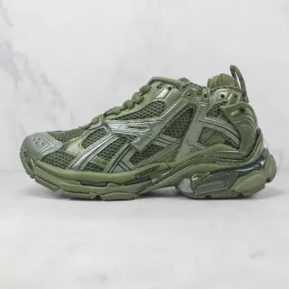 Balenciaga Runner Olive Green Chunky Sneakers