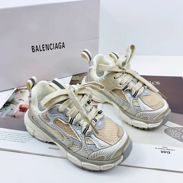 Balenciaga Runner Rice Apricot Chunky Sneakers 15