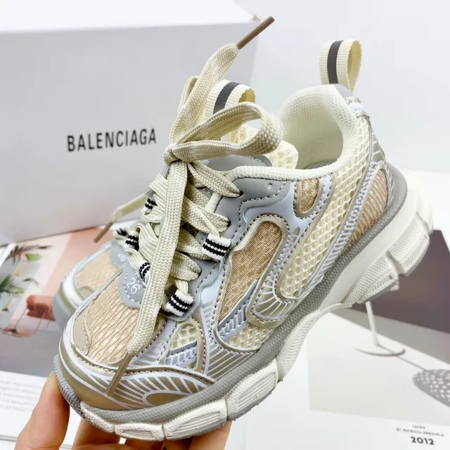 Balenciaga Runner Rice Apricot Chunky Sneakers 18