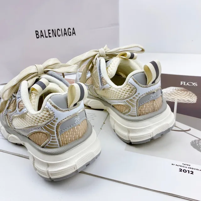 Balenciaga Runner Rice Apricot Chunky Sneakers 19