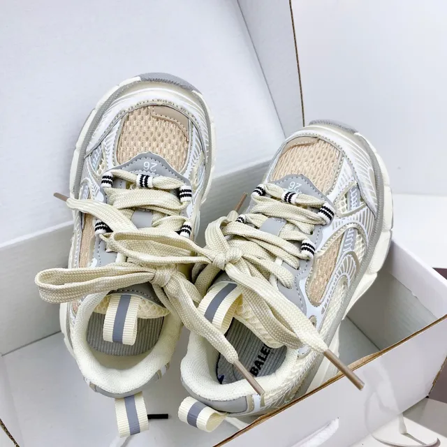 Balenciaga Runner Rice Apricot Chunky Sneakers 22