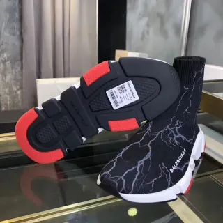Balenciaga Speed Trainer أحذية أسود صاعقة لايف ستايل