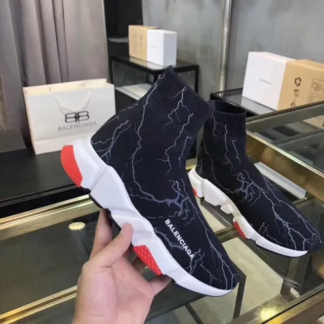 Balenciaga Speed Trainer sneakers lifestyle noirs avec éclair 2