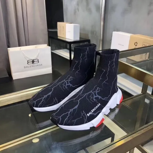 Balenciaga Speed Trainer sneakers lifestyle noirs avec éclair 3