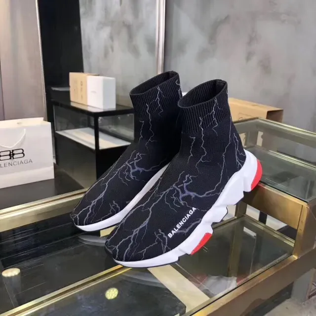 Balenciaga Speed Trainer sneakers lifestyle noirs avec éclair 4