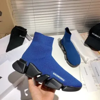 Balenciaga Speed Trainer أحذية رياضية أزرق Sock-Fit أسلوب حياة