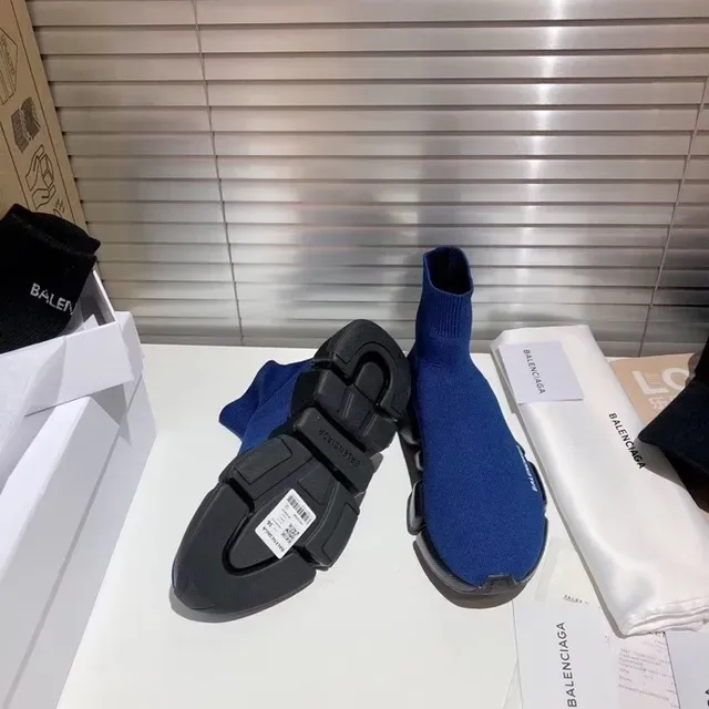 Balenciaga Speed Trainer أحذية رياضية أزرق Sock-Fit أسلوب حياة 2