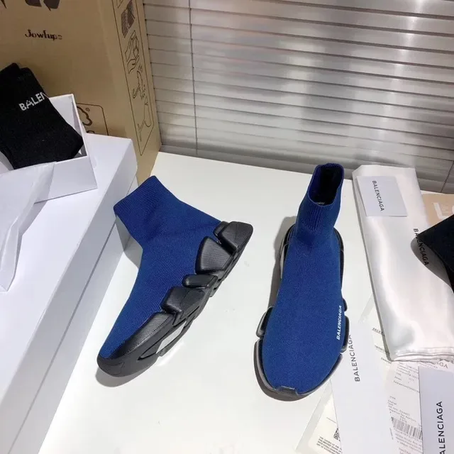 Balenciaga Speed Trainer أحذية رياضية أزرق Sock-Fit أسلوب حياة 5