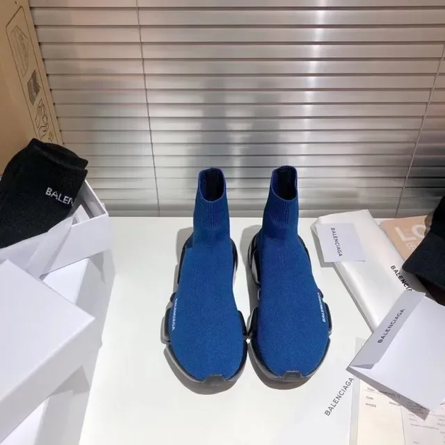 Balenciaga Speed Trainer أحذية رياضية أزرق Sock-Fit أسلوب حياة 6