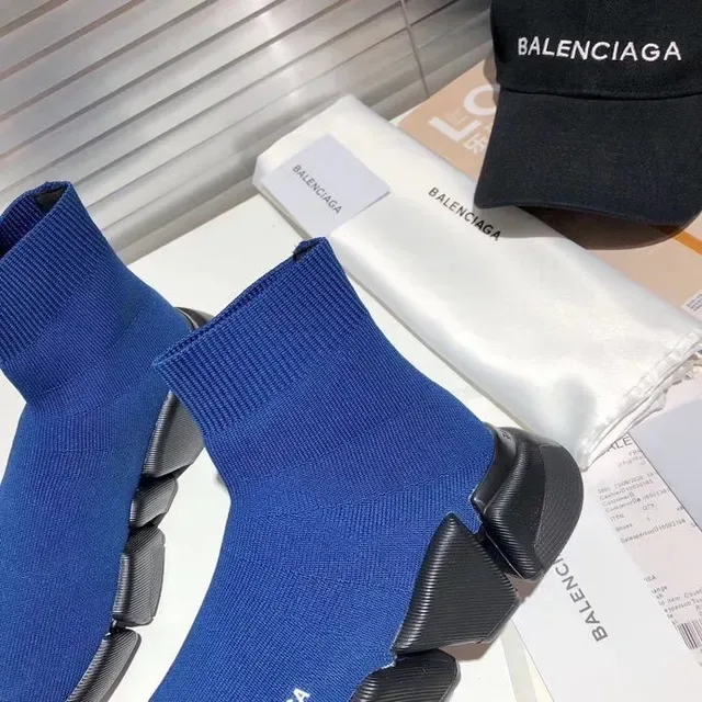 Balenciaga Speed Trainer أحذية رياضية أزرق Sock-Fit أسلوب حياة 7