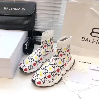 Balenciaga Speed Trainer GG Heart Star Print लाइफस्टाइल स्निकार