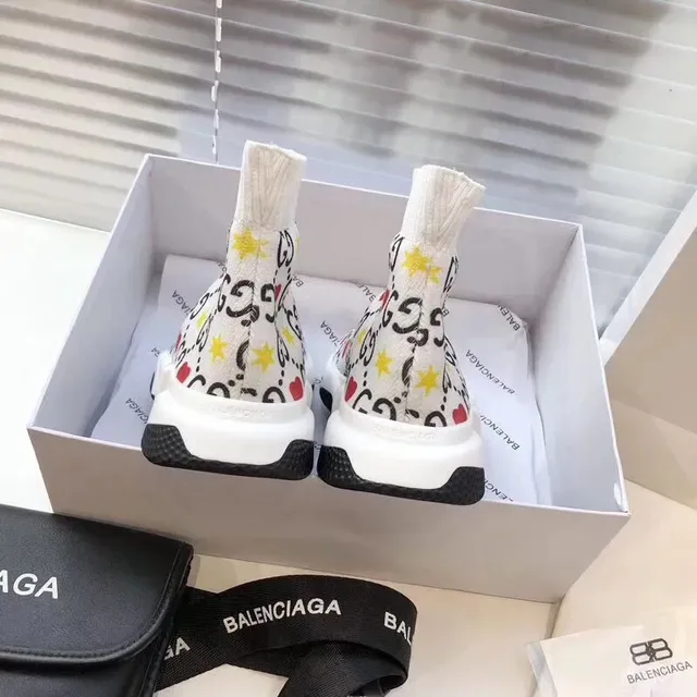 Balenciaga Speed Trainer GG Heart Star Print sneakers lifestyle 5