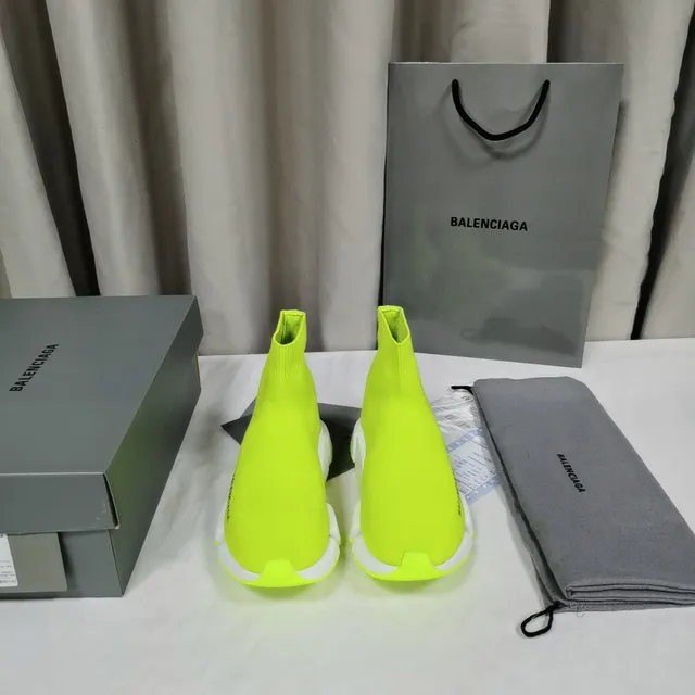 Balenciaga Speed Trainer Neon Lime tênis lifestyle 2