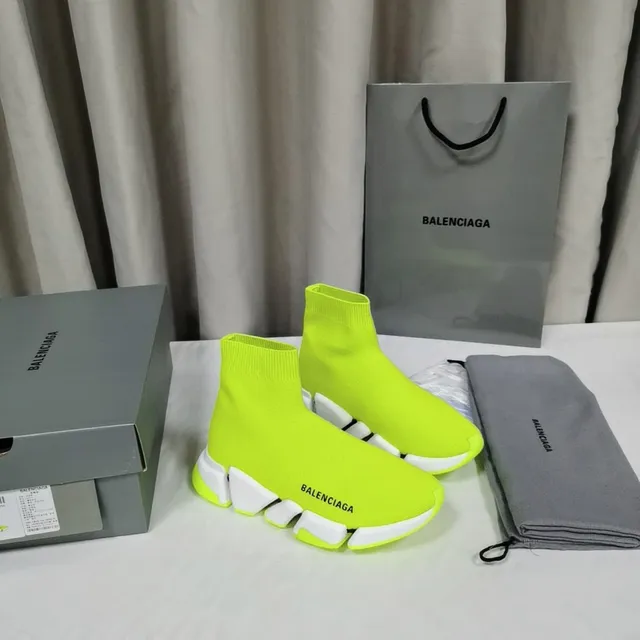 Balenciaga Speed Trainer Neon Lime tênis lifestyle 3