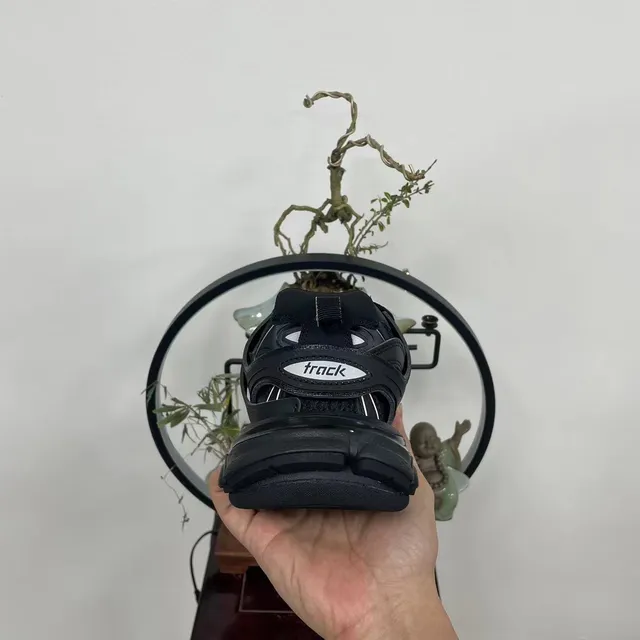 Balenciaga Track Trainer Black Chunky Sneakers 4