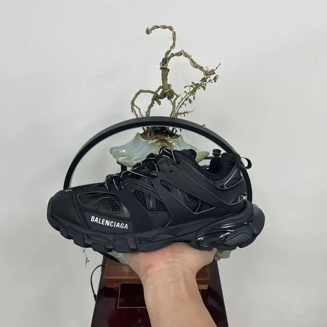 Balenciaga Track Trainer Black Chunky Sneakers 8