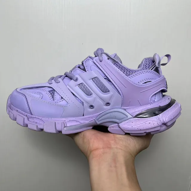 Balenciaga Track Trainer tênis chunky lavanda salpicado 2