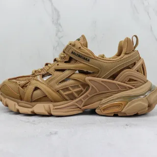 Balenciaga Track Trainer أحادي اللون بني حذاء رياضي سميك
