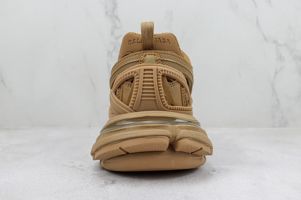 Balenciaga Track Trainer Chaussures Chunky Tan Monochromatiques 9
