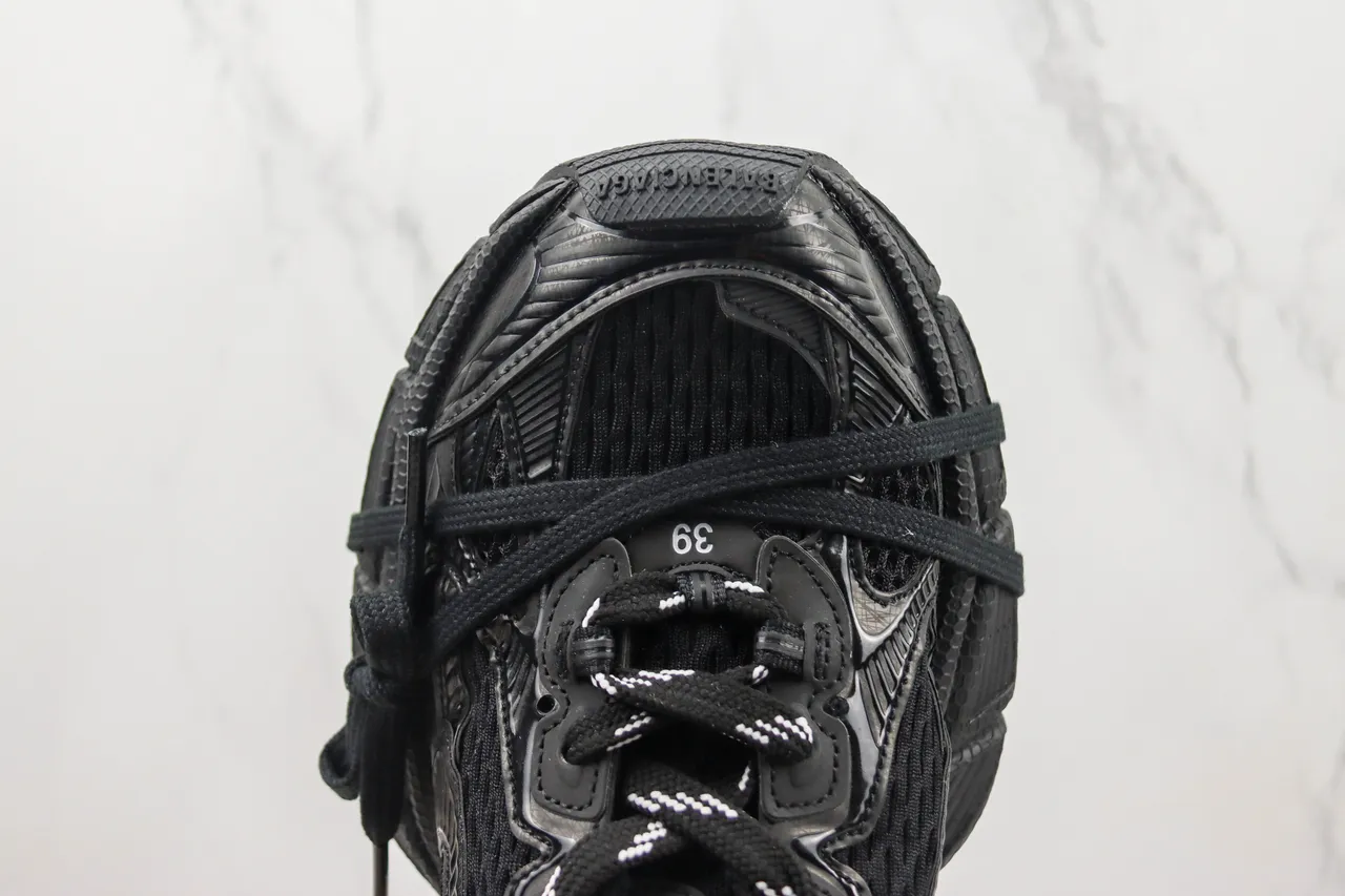 Balenciaga Track Trainer Monochrome Noir Chunky Sneakers 6