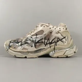 Balenciaga Track Trainer Off-White Graffiti Chunky Zapatillas