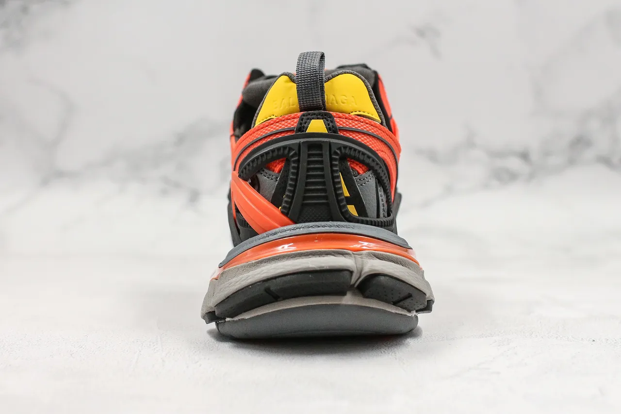 بالنسياغا Track Trainer برتقالي أسود رمادي أصفر حذاء رياضي سميك 10