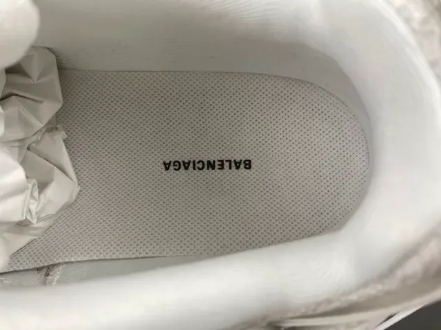 Balenciaga Track White Purple Sole Dual-Lace System Chunky Sneakers 7