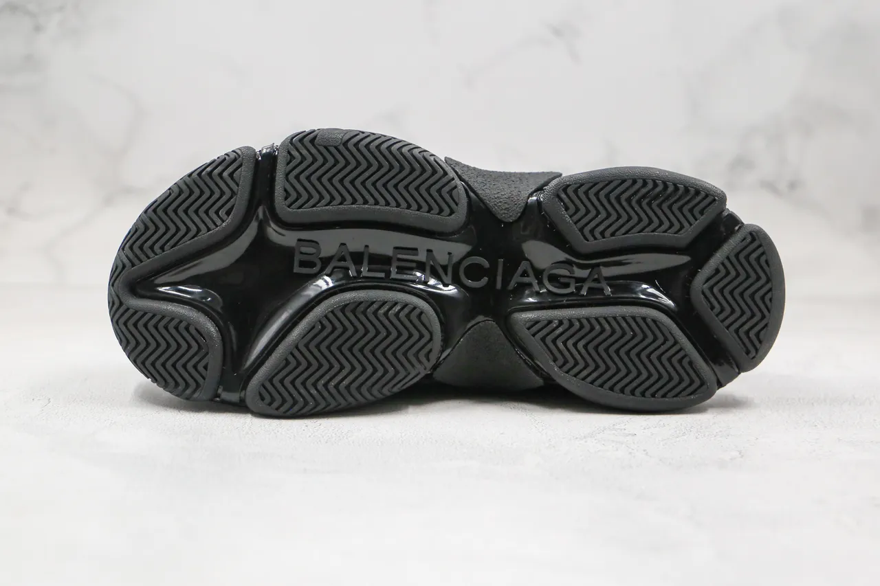 Balenciaga Triple S Black Pink silhouette oversize semelle multi-couche baskets à semelle épaisse 2