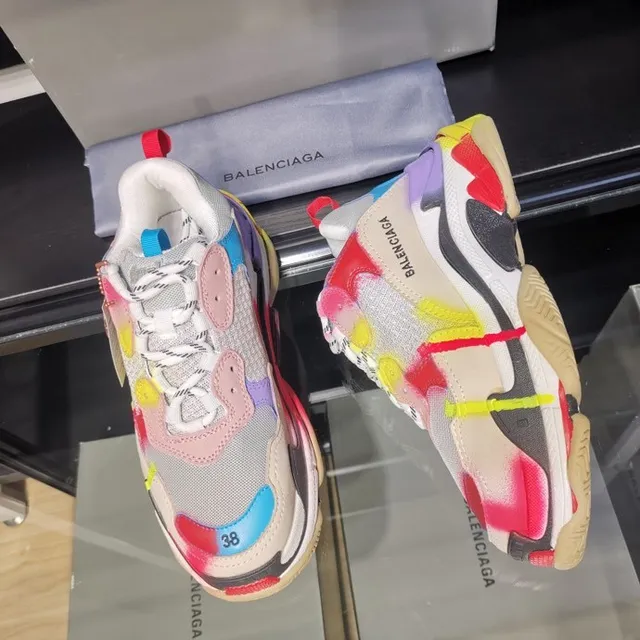 Balenciaga Triple S tênis chunky multicolor 6