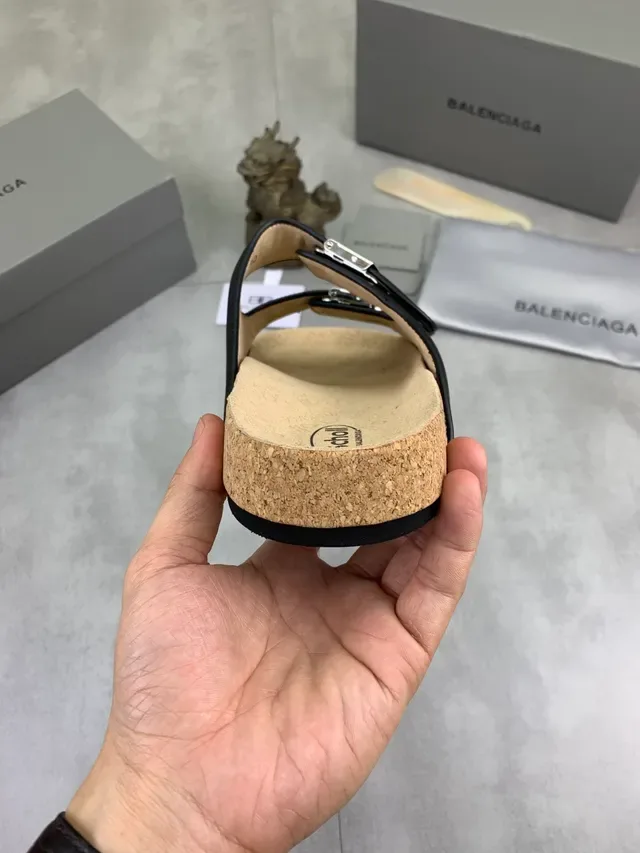 Balenciaga x Scholl Sandalias de dos tiras con hebilla 3