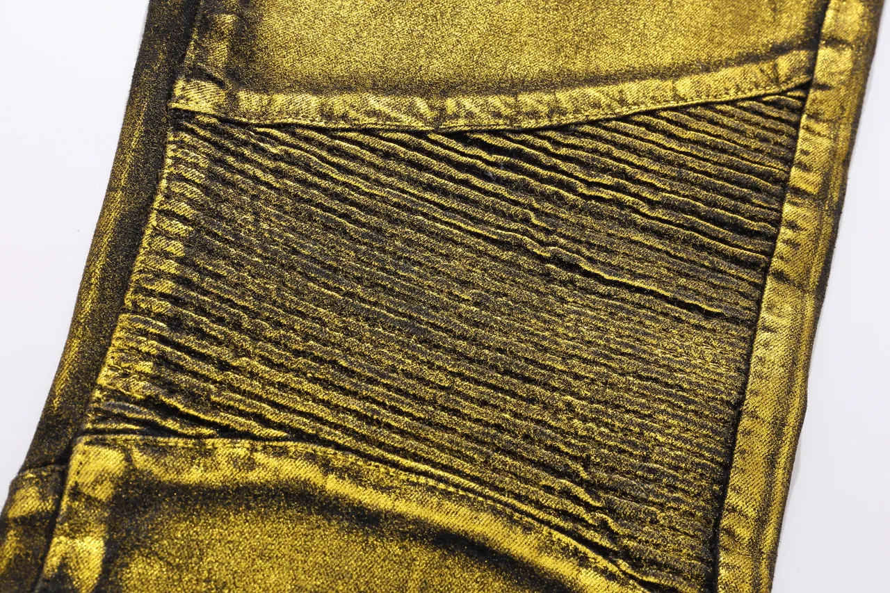 Balmain شورتات بيكر معدني ذهبي مبطن 12