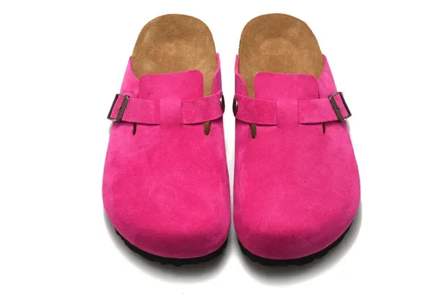 Birkenstock Arizona Fuchsia Pink Suede Clog 2