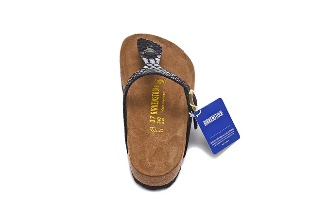 Birkenstock Arizona Sandálias Casuais com Estampa de Escamas Iridescentes 5