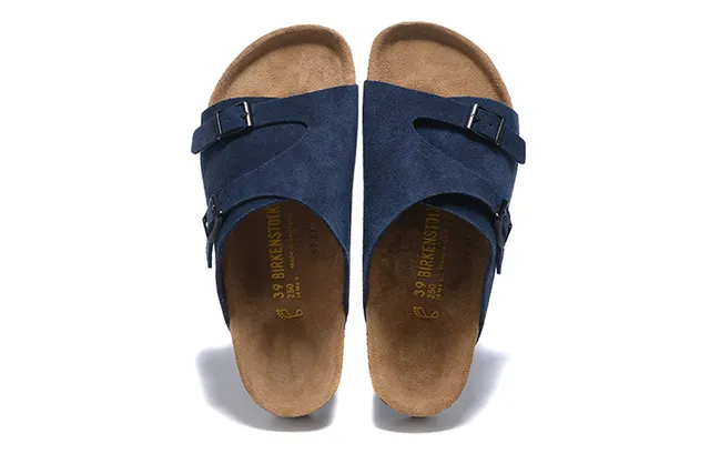 Birkenstock Arizona Ante Navy Sandálias de duas tiras com fivela 2