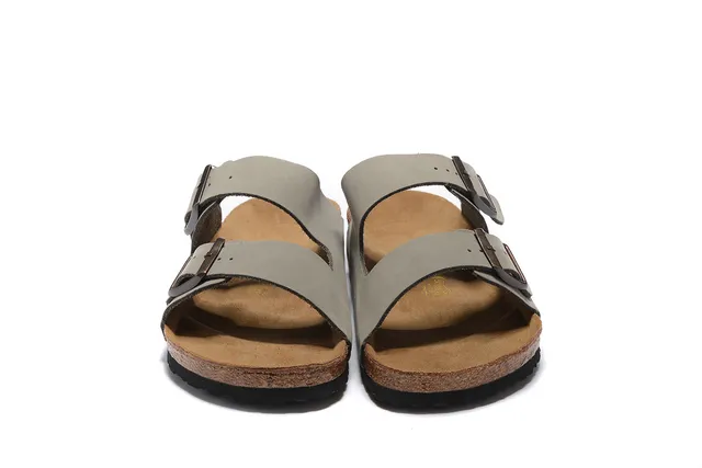 Birkenstock Arizona Sandales casuales gris olive 5