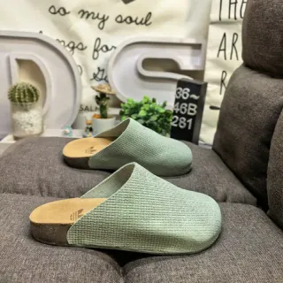 Birkenstock Boston Woven মিন্ট সবুজ চপ্পল