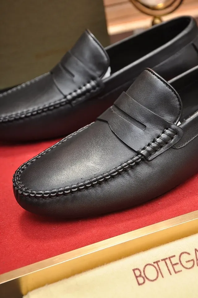 Bottega Veneta Andiamo Black Leather Penny Loafers 2