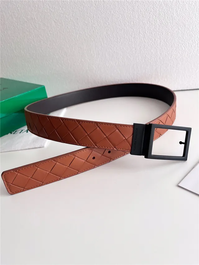 Bottega Veneta Cassette Intrecciato Cinto de couro preto e verde 8