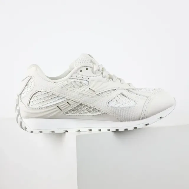 Bottega Veneta White Monochrome Mesh-Paneled Lifestyle Sneakers 7