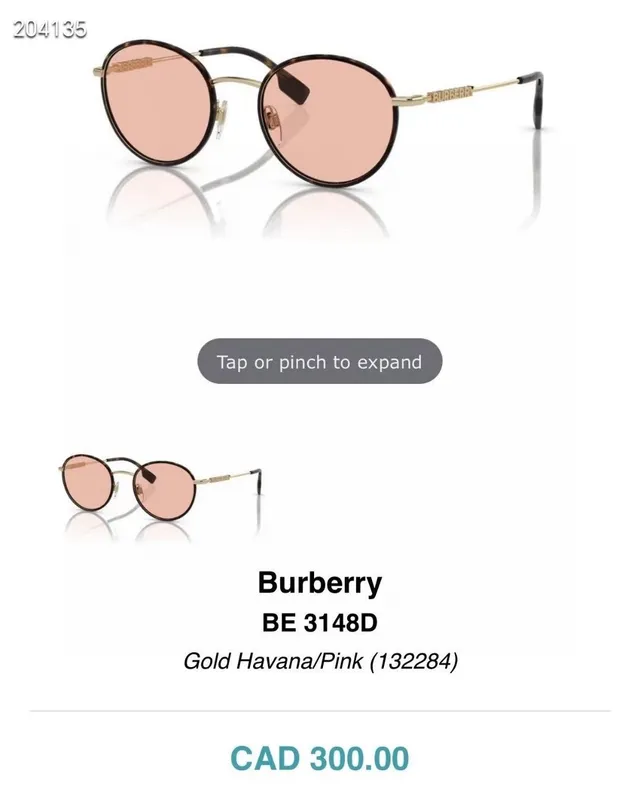 Burberry BE 3148D Óculos de sol redondos pretos/cinza 2