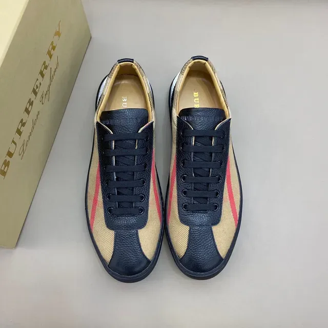 Burberry House Check Beige Black Red Lifestyle Sneakers 8