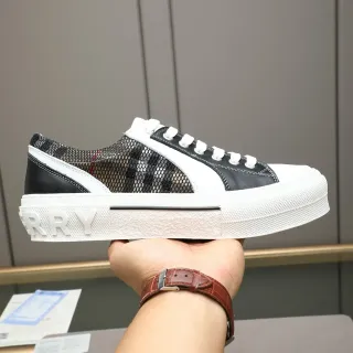 Burberry Knight Check জালি প্ল্যাটফর্ম জীবনশৈলী স্নিকার্স
