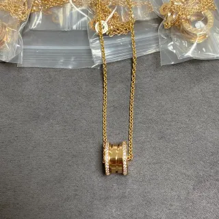 Bvlgari B.zero1 Rock Gold Pavé Necklace