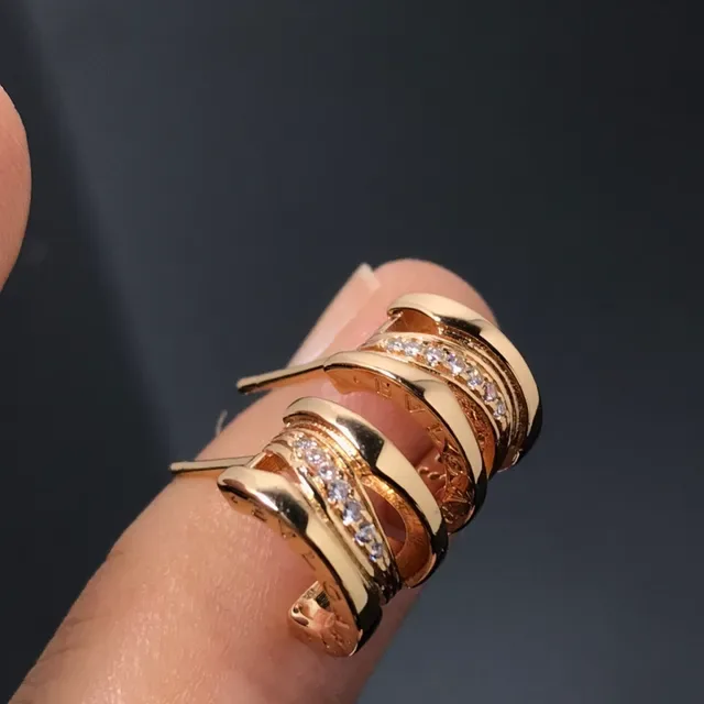 Bvlgari B.zero1 Rock Bagues Empilées Pavé Bande Tordue 4