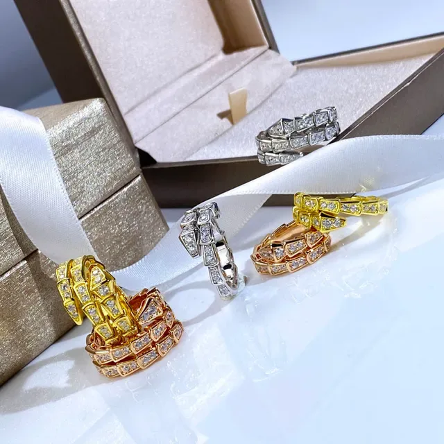 Bvlgari Gold White Multi-Row Coiled Pavé-Set Ring 4
