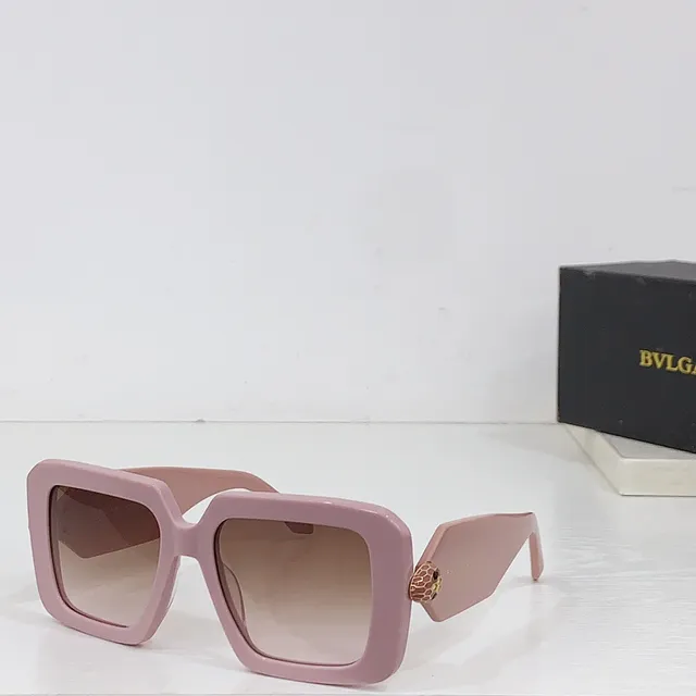Bvlgari Serpenti Óculos de sol pretos e roxos 9