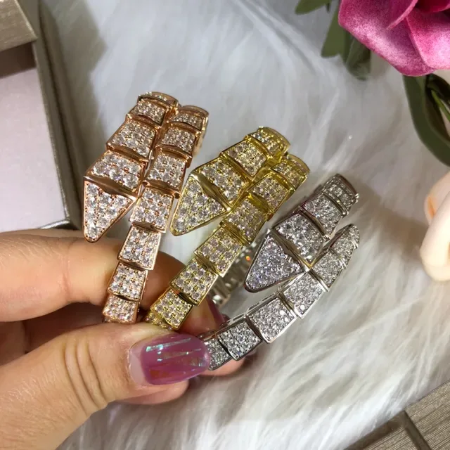 Bvlgari Serpenti سوار ثعبان مفصلي ببلور الماس 7