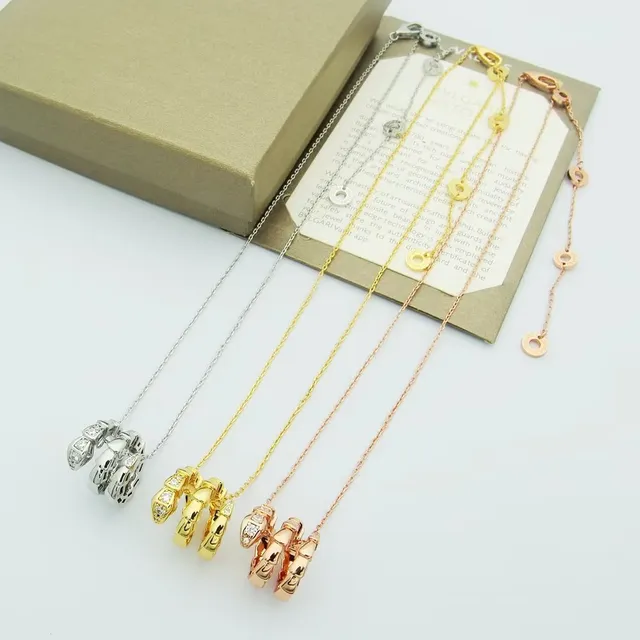 Bvlgari Serpenti Tubogas Or Rose Pavé Diamant Collier 2