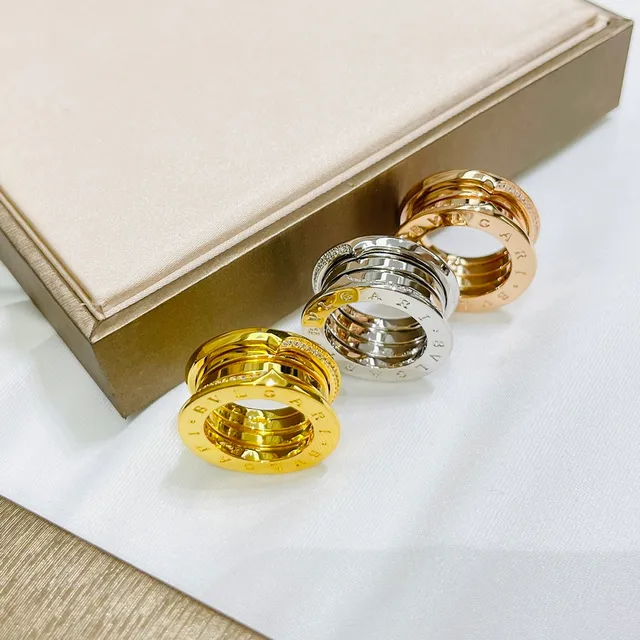 Bvlgari Tubogas خاتم الماس متعدد النطاق Pavé 2