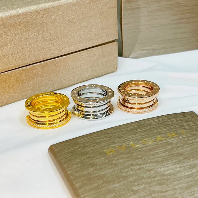 Bvlgari Tubogas خاتم الماس متعدد النطاق Pavé 3